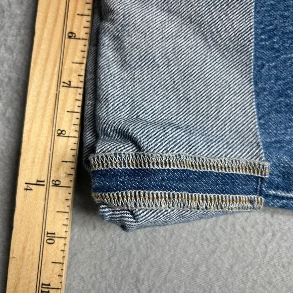 Anthropologie PILCRO Austyn High ‎ Rise Cuffed Wide Leg Jeans Women 26 Relaxed - Picture 5 of 11